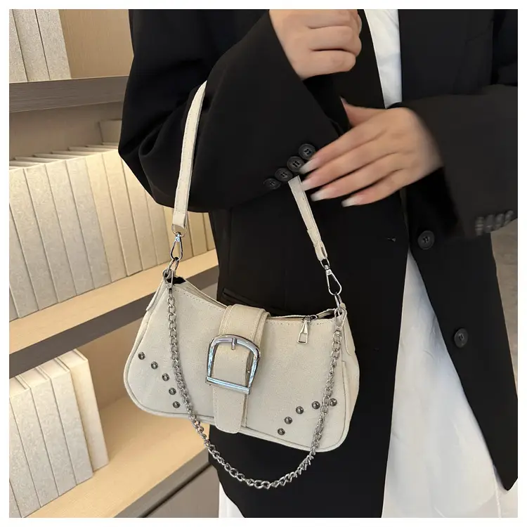 2023 Retro Canvas Shoulder Bag Set with Chain Strap — feature 13