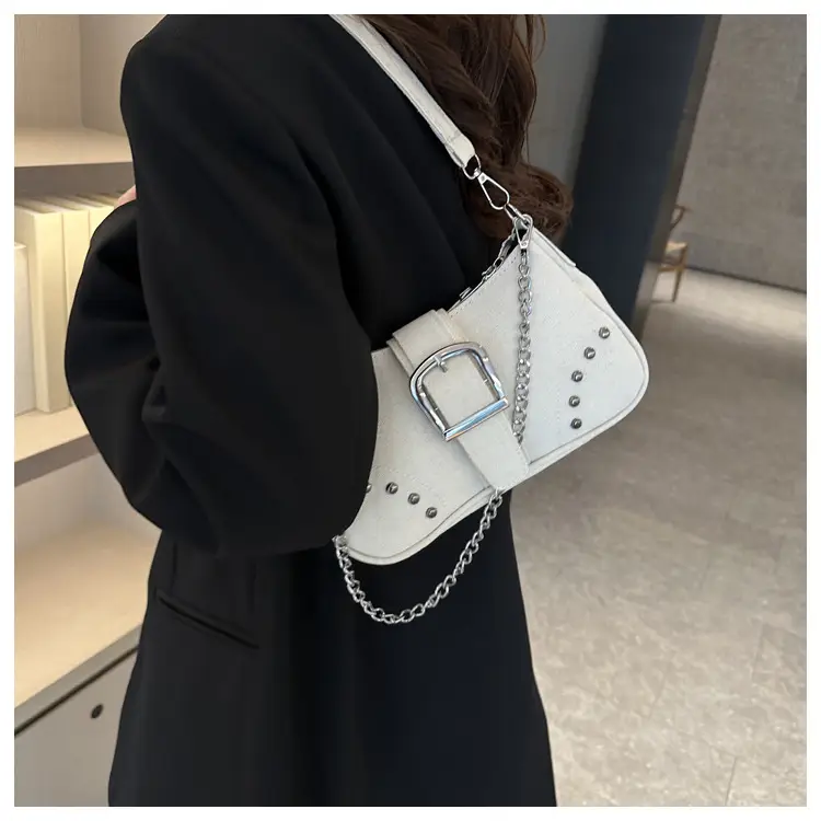 2023 Retro Canvas Shoulder Bag Set with Chain Strap — feature 14