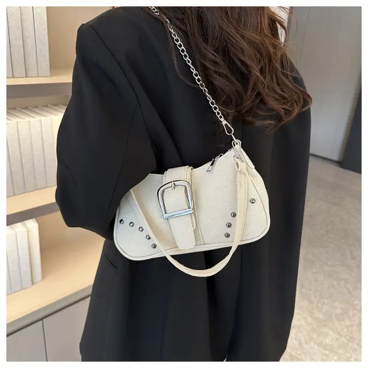 2023 Retro Canvas Shoulder Bag Set with Chain Strap — feature 16