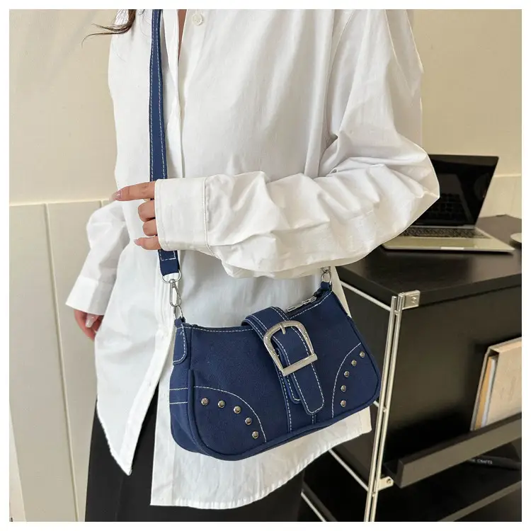 2023 Retro Canvas Shoulder Bag Set with Chain Strap — feature 17