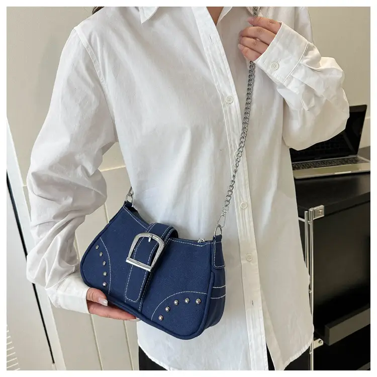 2023 Retro Canvas Shoulder Bag Set with Chain Strap — feature 18
