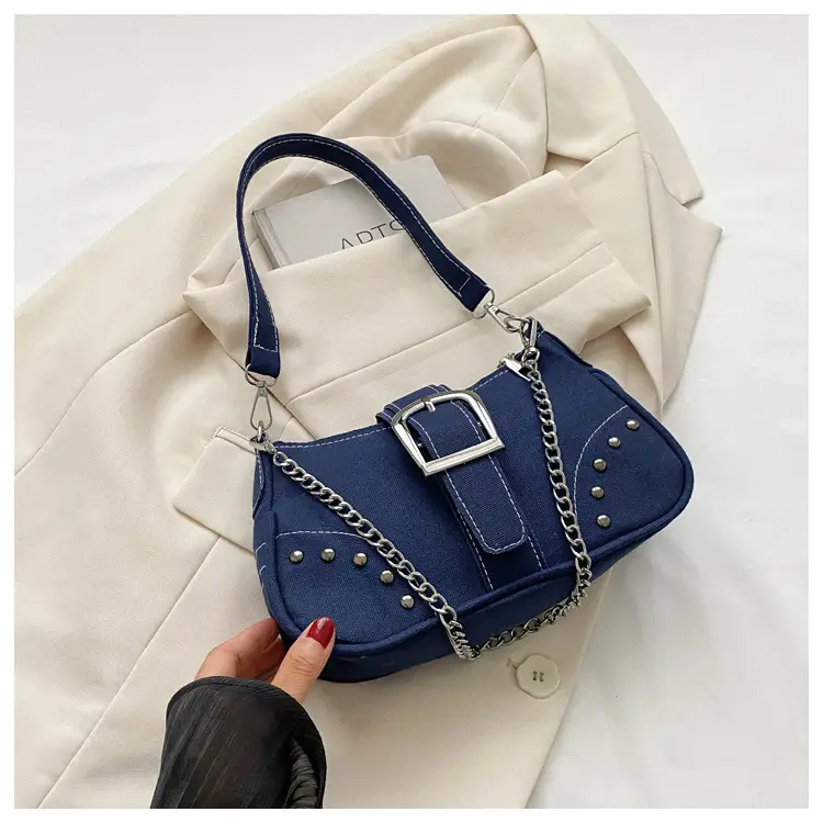 2023 Retro Canvas Shoulder Bag Set with Chain Strap — feature 21