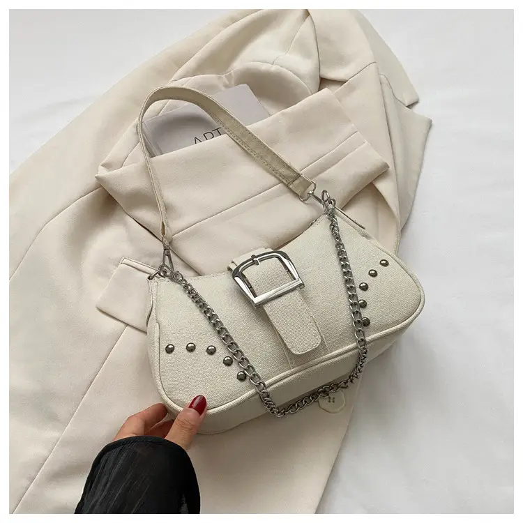 2023 Retro Canvas Shoulder Bag Set with Chain Strap — feature 22