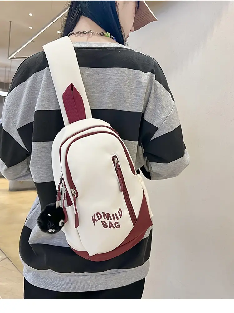 Moriyo Bag Shoulder Bag White Large Capacity College Student — feature 11