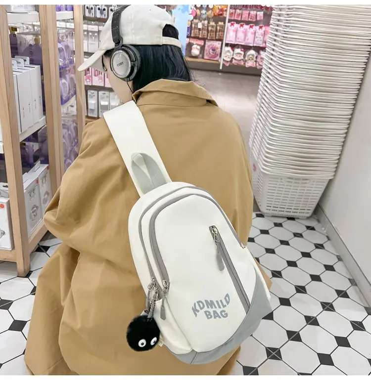 Moriyo Bag Shoulder Bag White Large Capacity College Student — feature 24