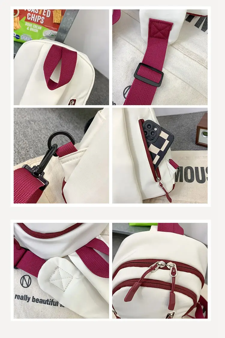 Moriyo Bag Shoulder Bag White Large Capacity College Student — feature 41