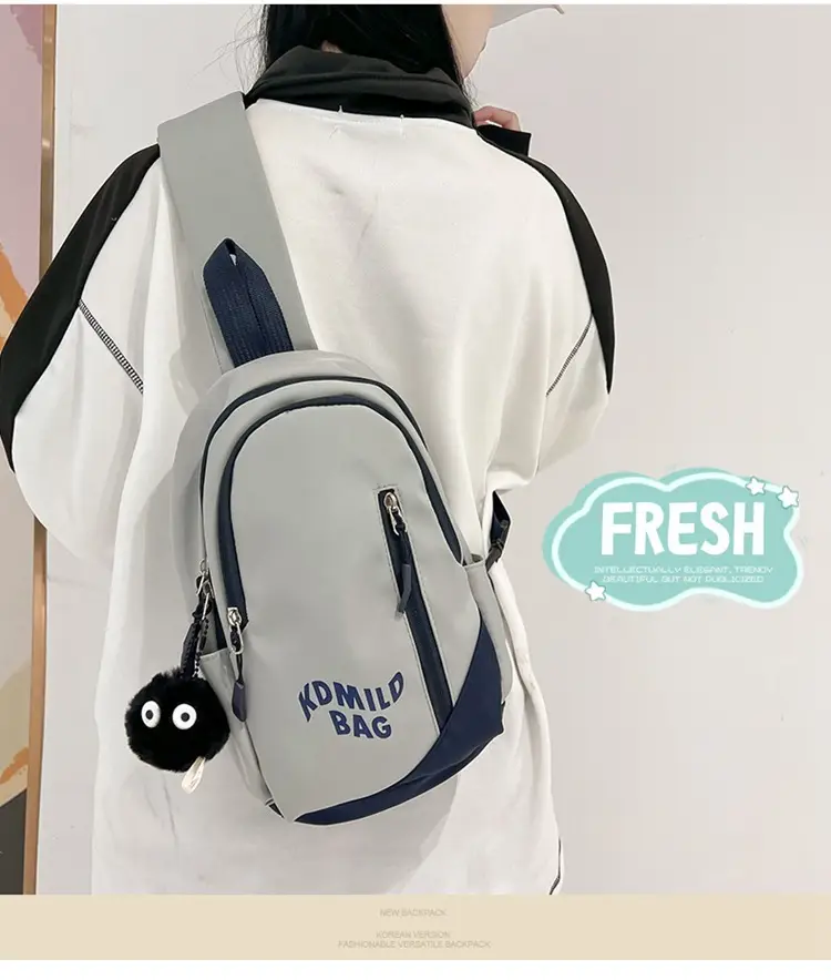 Moriyo Bag Shoulder Bag White Large Capacity College Student — feature 5