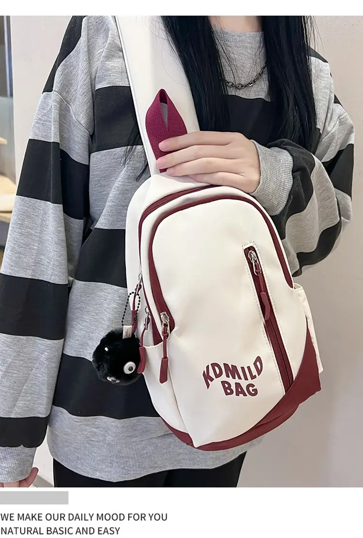 Moriyo Bag Shoulder Bag White Large Capacity College Student — feature 9