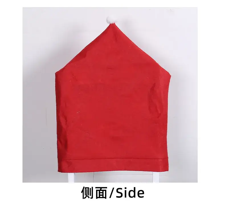 Cute Santa Claus Red Non-Woven Chair Covers — feature 13