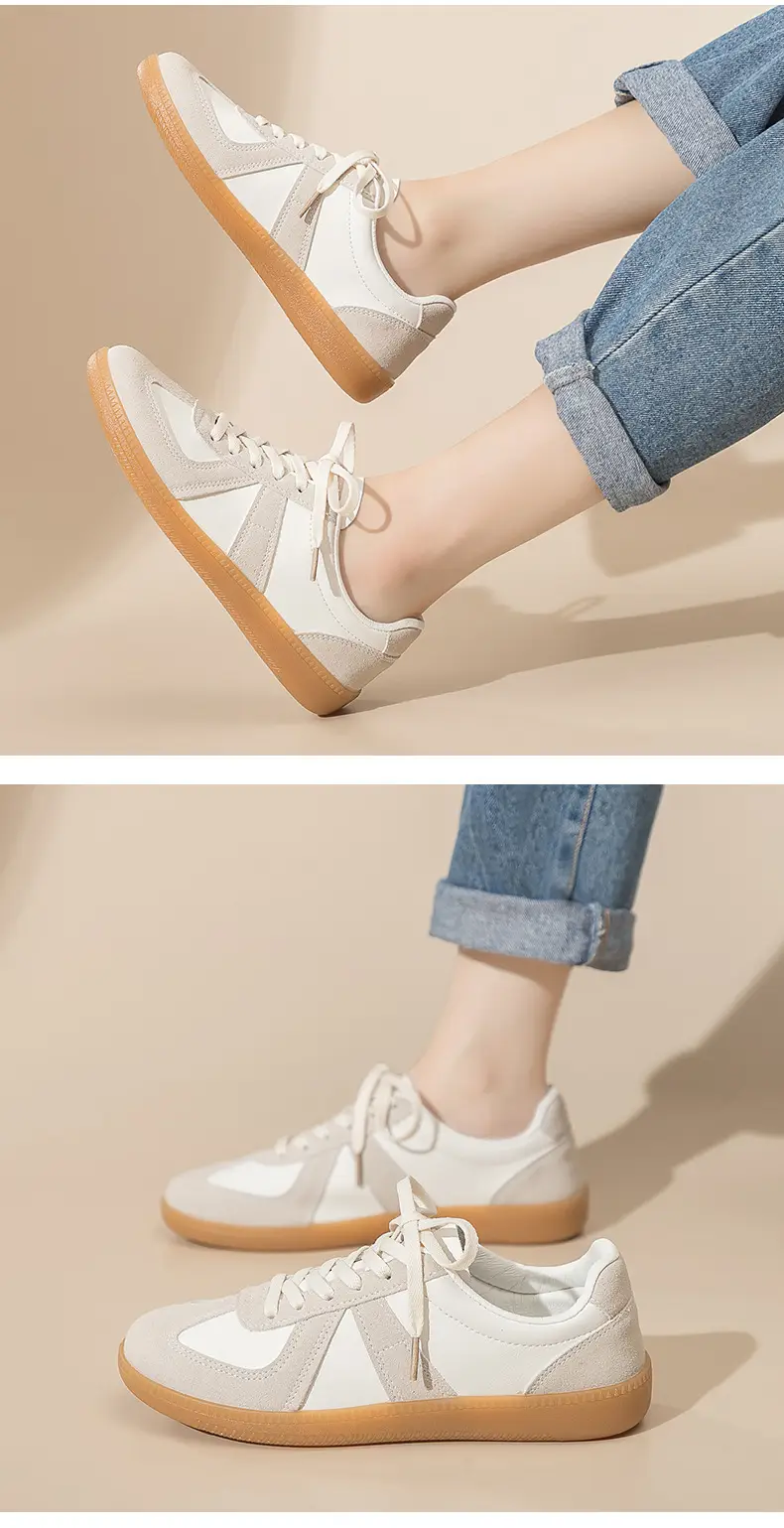 Couple Shoes Versatile Casual White Sneakers Women's Korean Style Unisex German Training Shoes Flat Sneakers Forrest Gump Shoes Women F8815 — feature 10