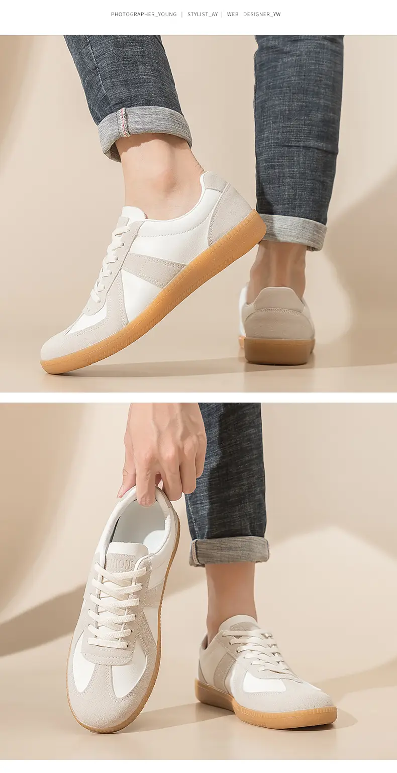 Couple Shoes Versatile Casual White Sneakers Women's Korean Style Unisex German Training Shoes Flat Sneakers Forrest Gump Shoes Women F8815 — feature 11