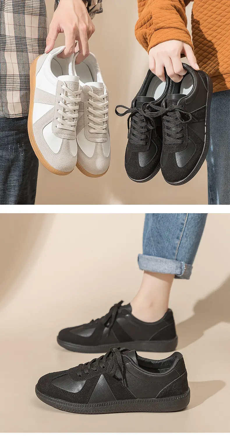 Couple Shoes Versatile Casual White Sneakers Women's Korean Style Unisex German Training Shoes Flat Sneakers Forrest Gump Shoes Women F8815 — feature 13