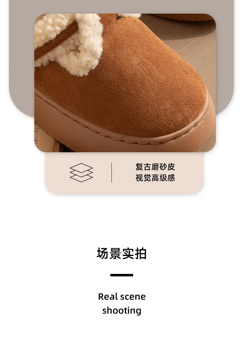 Nanbowan closed toe slippers women's winter home outdoor plush all-match ins popular Net red shoes warm cotton shoes wholesale — feature 9