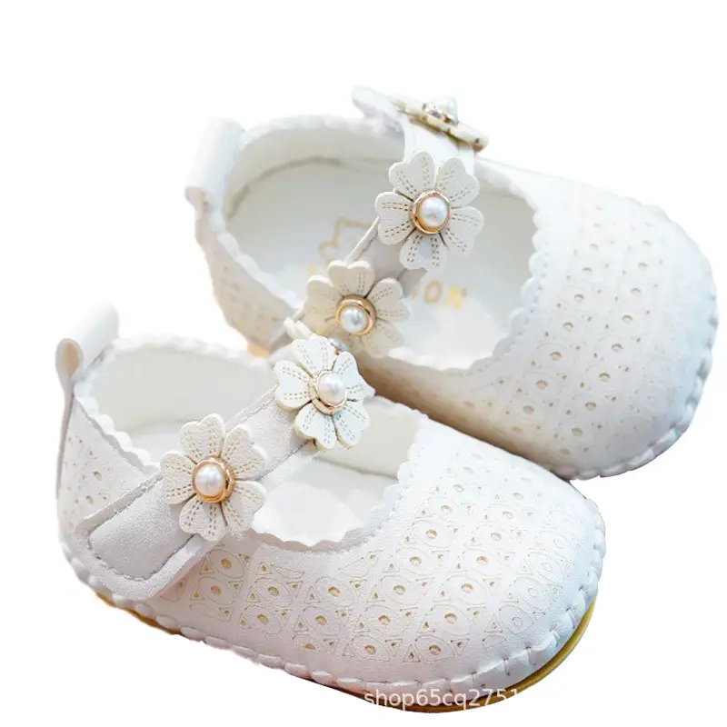 Pink Heart Pattern Toddler Shoes 0-1 Year Old