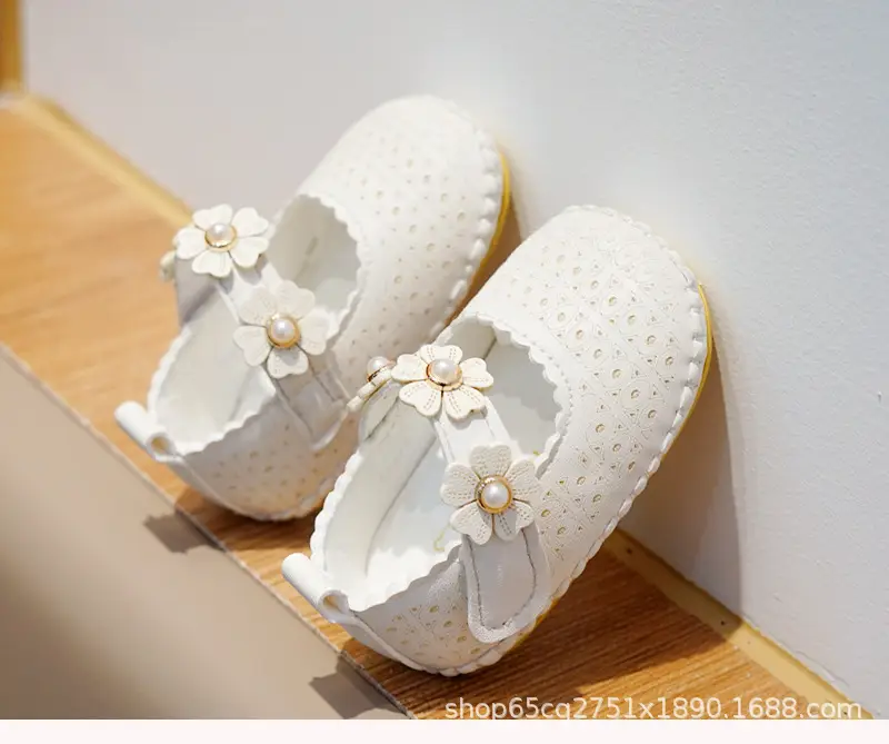Pink Heart Pattern Toddler Shoes 0-1 Year Old — feature 5