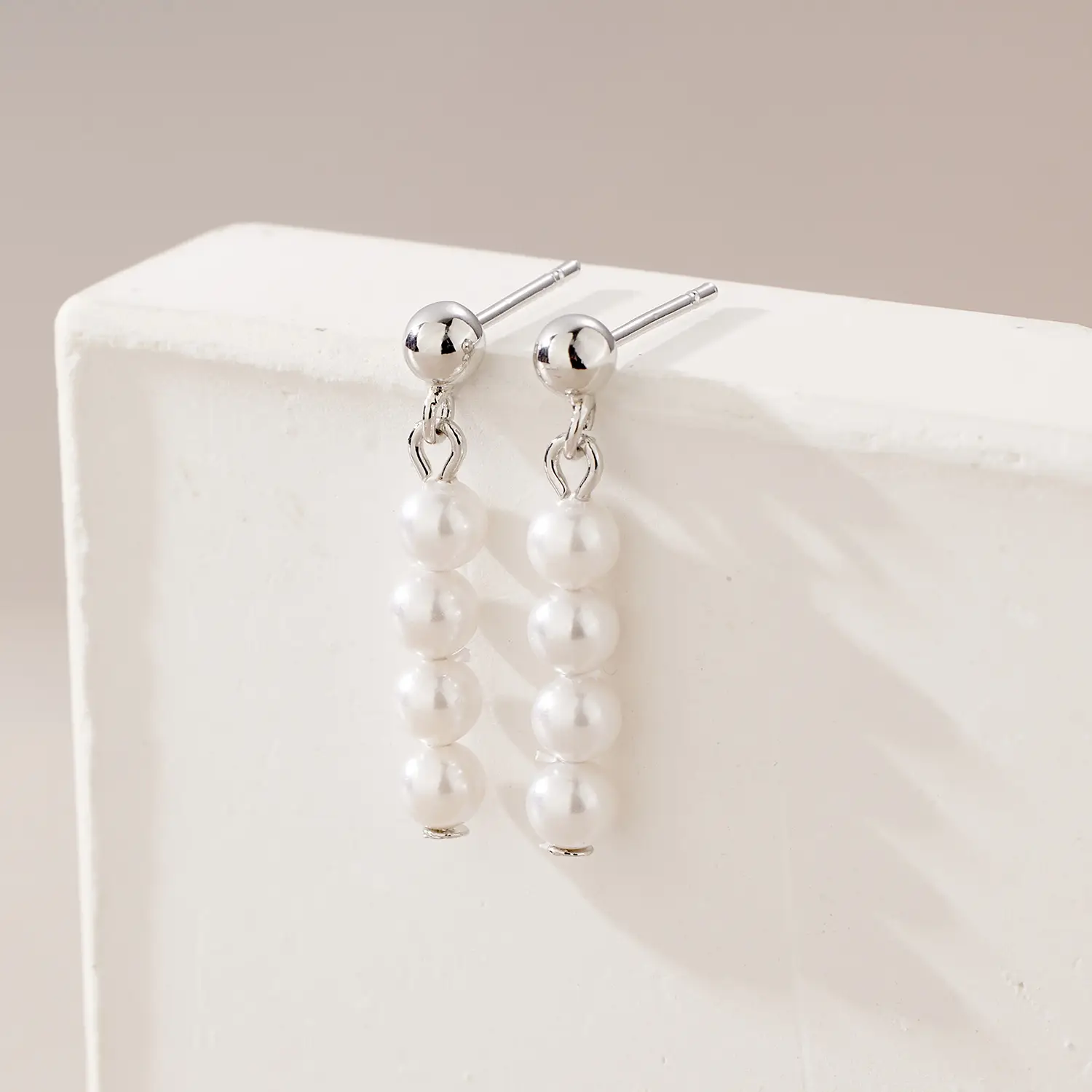 New South Korea Dongdaemun Pearl Ear Studs for Women - Image 4