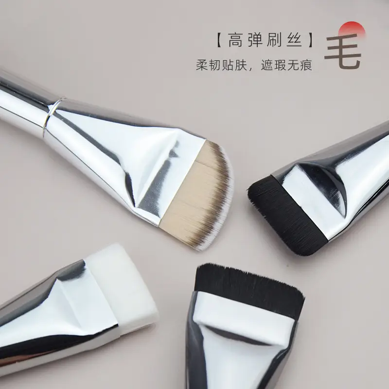 In Stock New Wake Ultra-Thin One-Line Foundation Brush Flat Head Light Concealer - Image 21