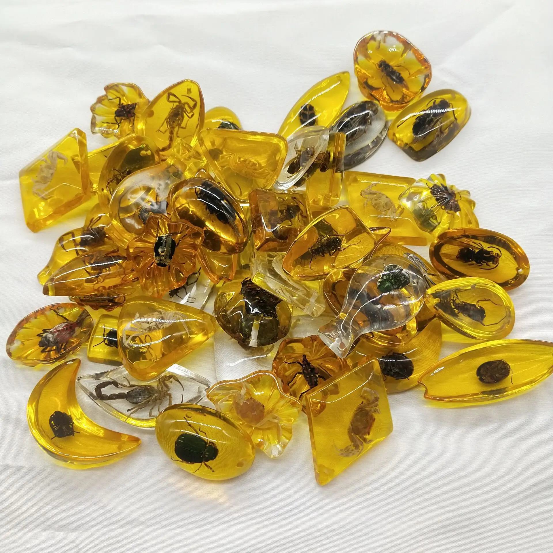 Antique Amber Blind Box Real Insect Pendant - Image 5