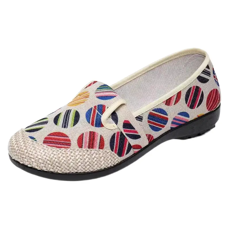 Spring and Autumn Old Beijing Cloth Shoes New Women's Canvas Shoes Non-slip Soft Sole Single-layer Shoes Comfortable All-match Casual Moms Shoes - Image 7