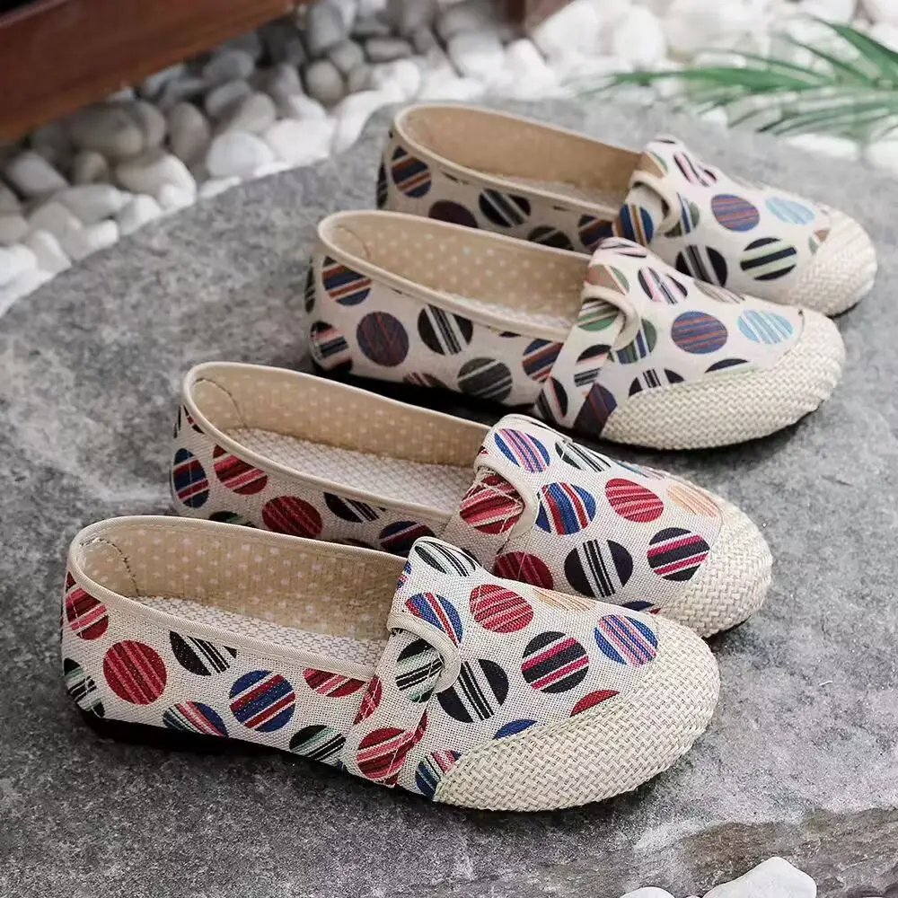 Spring and Autumn Old Beijing Cloth Shoes New Women's Canvas Shoes Non-slip Soft Sole Single-layer Shoes Comfortable All-match Casual Moms Shoes — feature 6