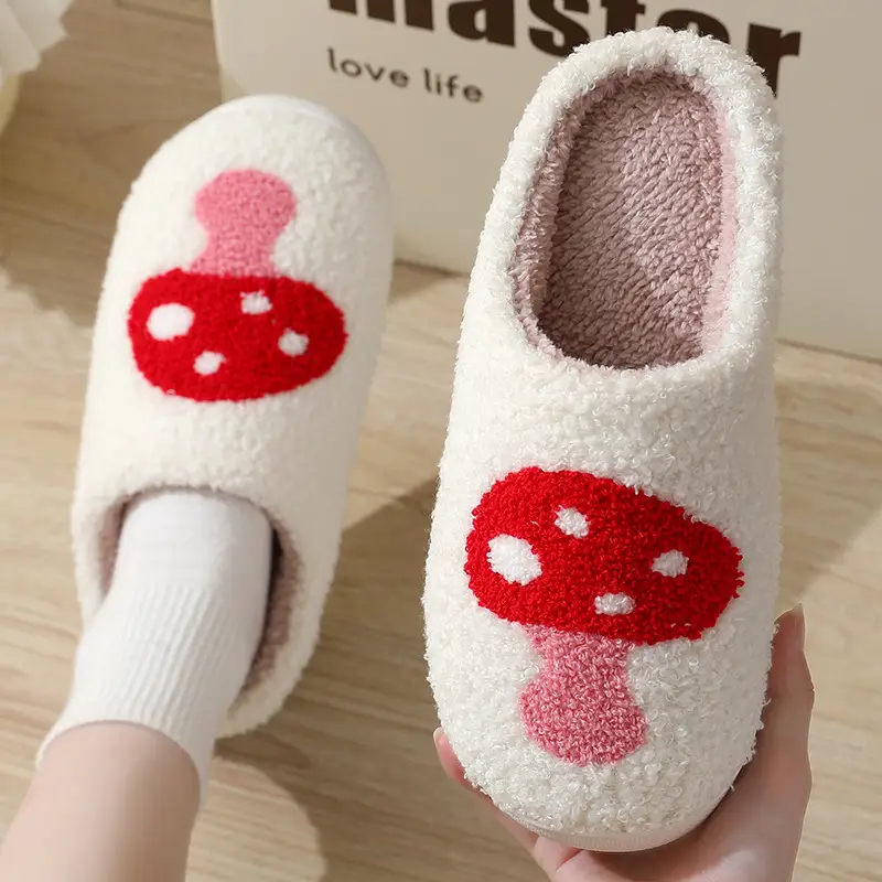 2023 new Halloween skull cartoon warm winter cotton slippers men and women couple home indoor cotton slippers
