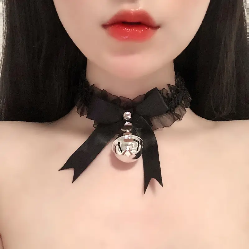 Black Lace Cat Ears Hairband for Halloween Party Masquerade - Image 7