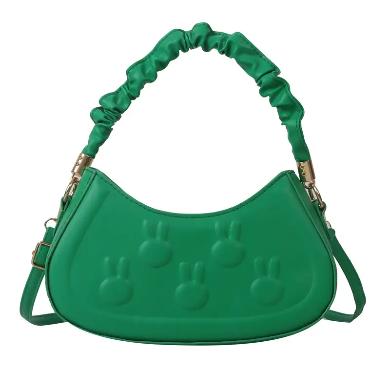 Black Embroidered Shoulder Bag for Women - Image 9