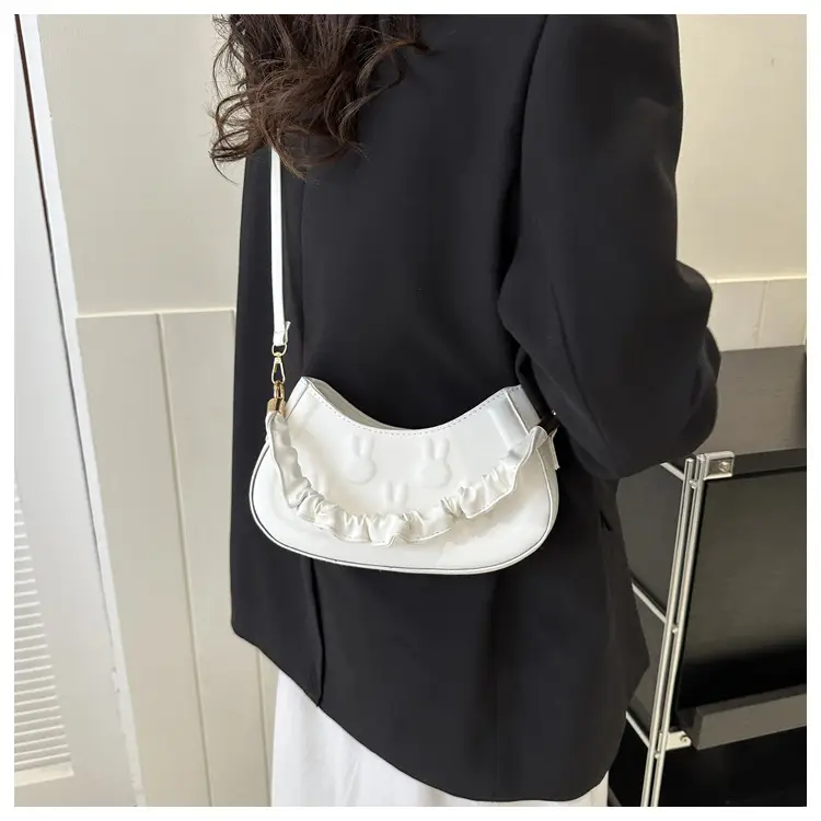 Black Embroidered Shoulder Bag for Women — feature 14