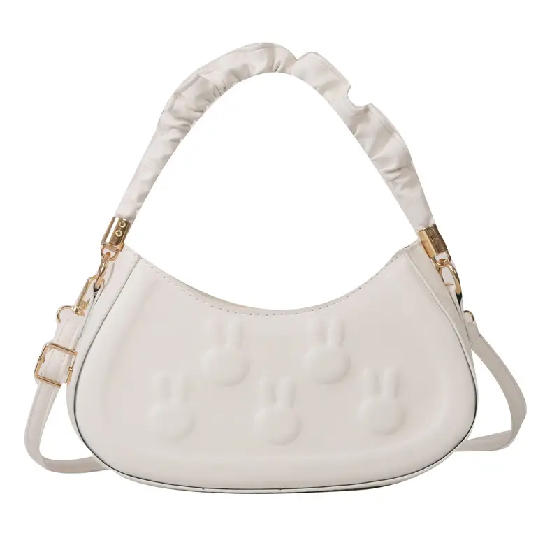 Black Embroidered Shoulder Bag for Women - Image 3