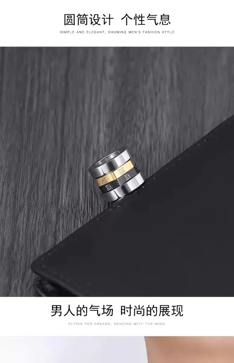 Platinum Two-Color Necklace for Men Women — feature 8