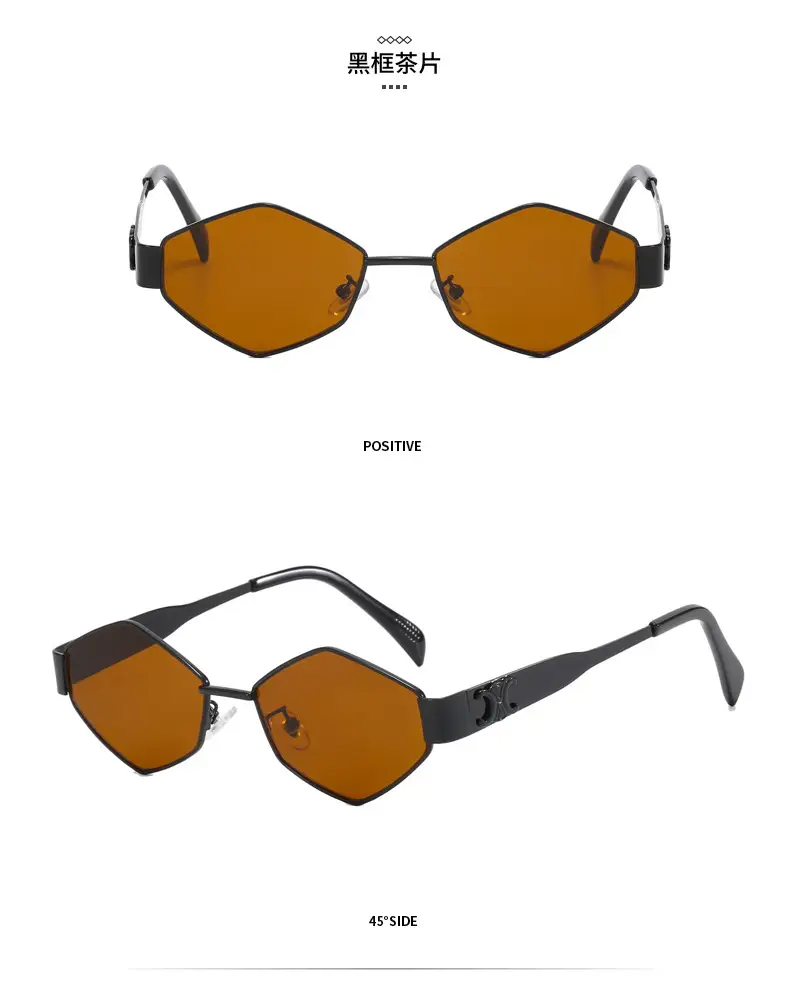 Women Sunglasses Black Rhombus 2025 β feature 12