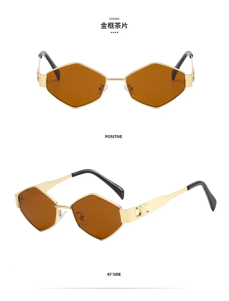 Women Sunglasses Black Rhombus 2025 β feature 13