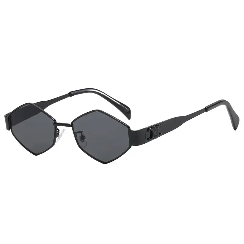Women Sunglasses Black Rhombus 2025