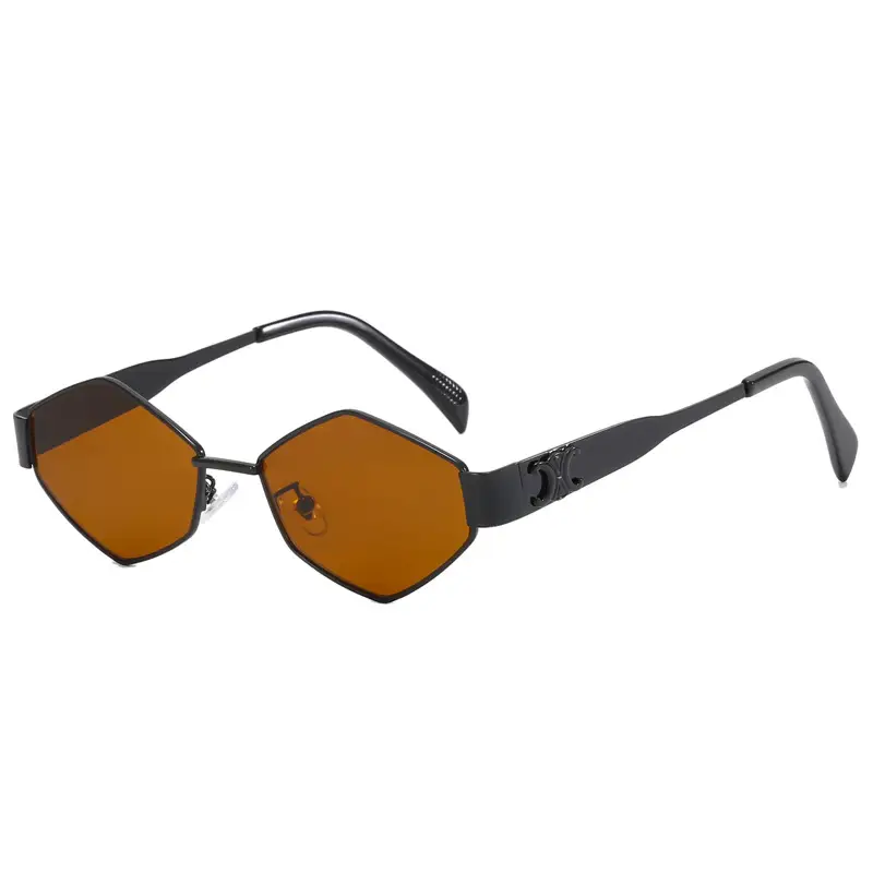 Women Sunglasses Black Rhombus 2025 - Image 3