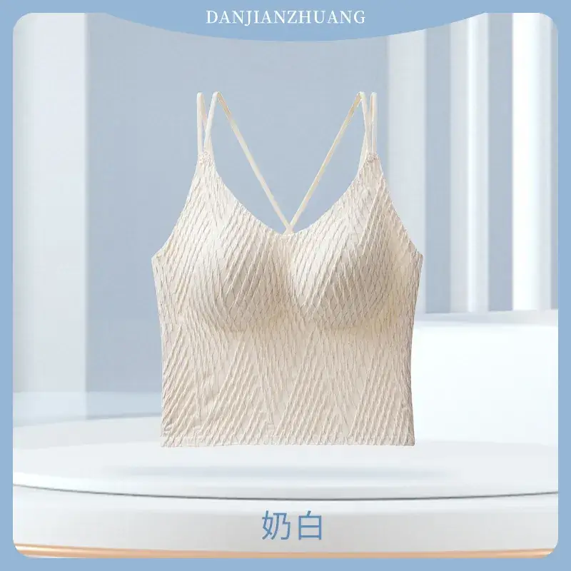 Women Camisole Soft Elastic Back Design Summer Wear - Image 2
