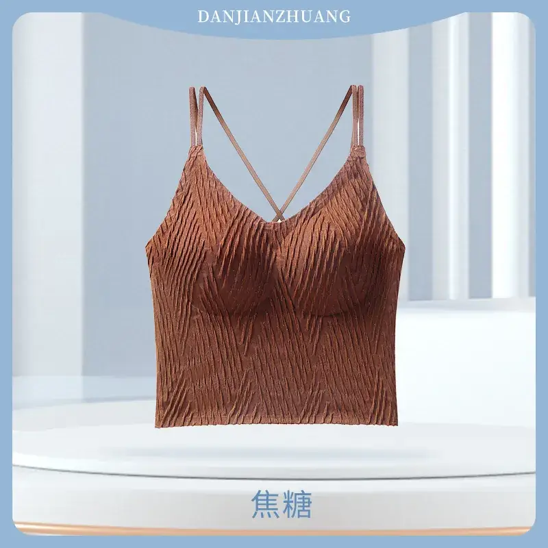Women Camisole Soft Elastic Back Design Summer Wear - Image 3
