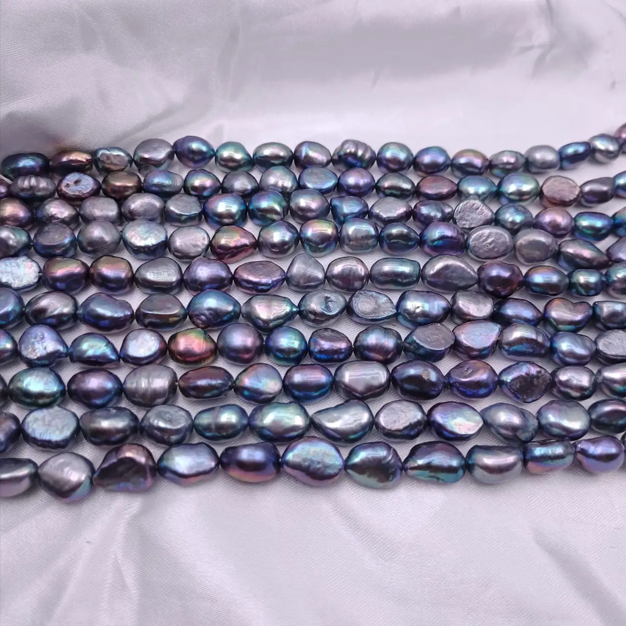 Vertical Hole Baroque Pearl Necklace DIY Design - Image 4