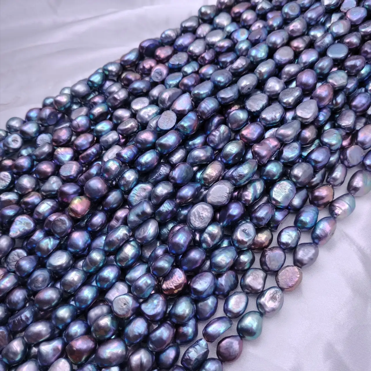 Vertical Hole Baroque Pearl Necklace DIY Design - Image 5