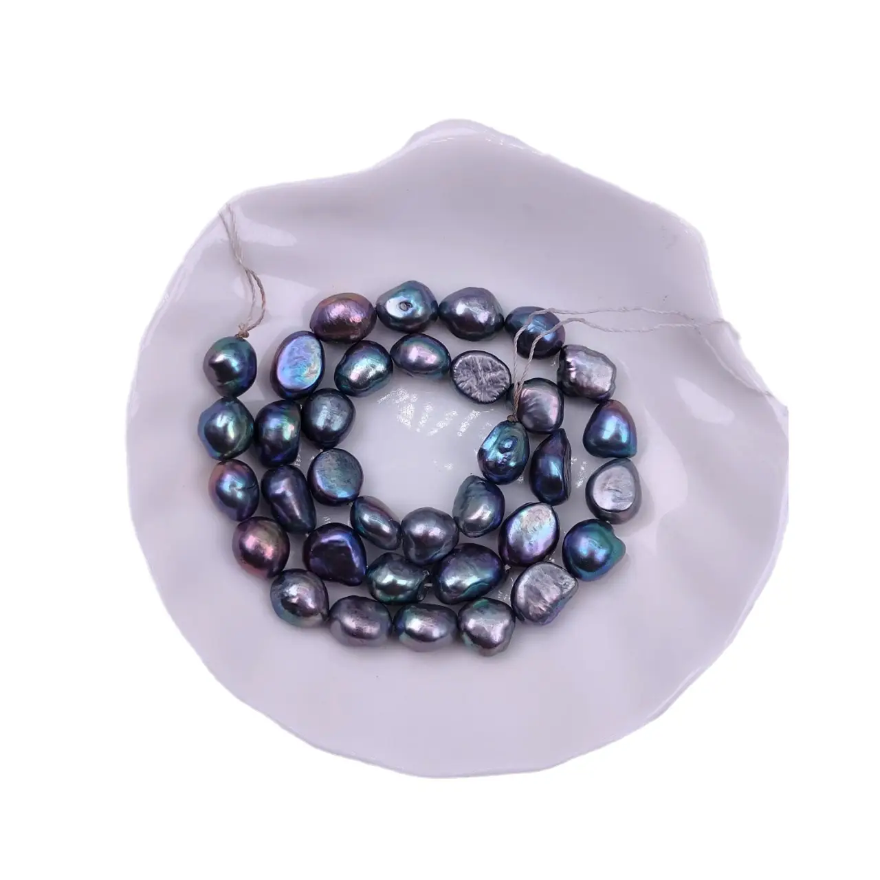 Vertical Hole Baroque Pearl Necklace DIY Design - Image 6