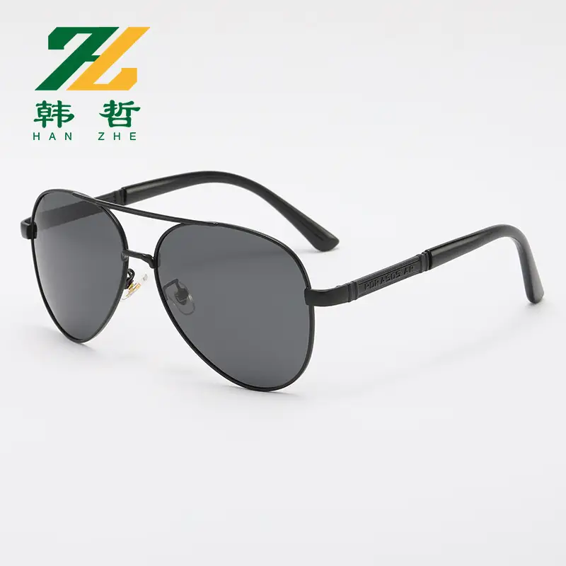 Men's Metal Polarized Sunglasses Red Frame Driving Glasses