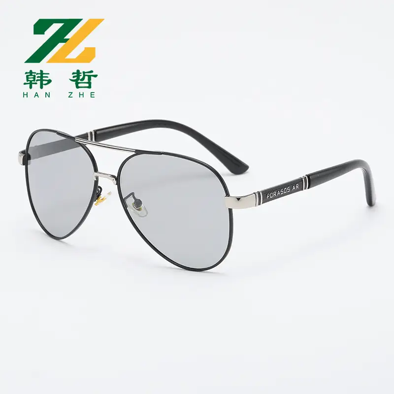 Men's Metal Polarized Sunglasses Red Frame Driving Glasses - Image 6