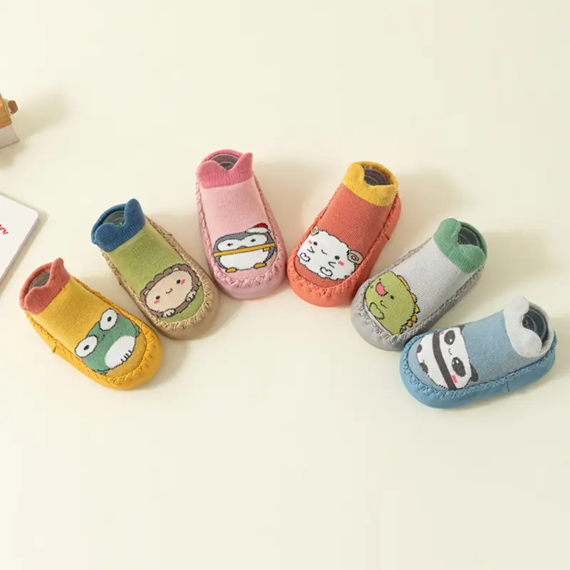 Cartoon Baby Non-Slip Cotton Socks Spring Summer Toddler