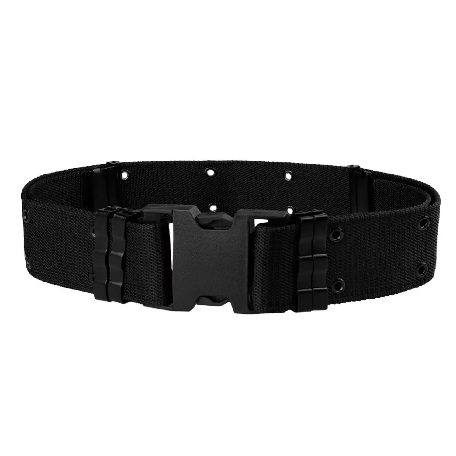 Men's Women's Nylon Tactical Belt Wide Ribbed Mesh Belt