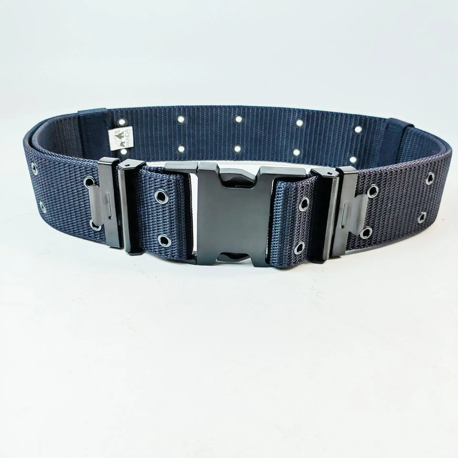 Men's Women's Nylon Tactical Belt Wide Ribbed Mesh Belt - Image 2
