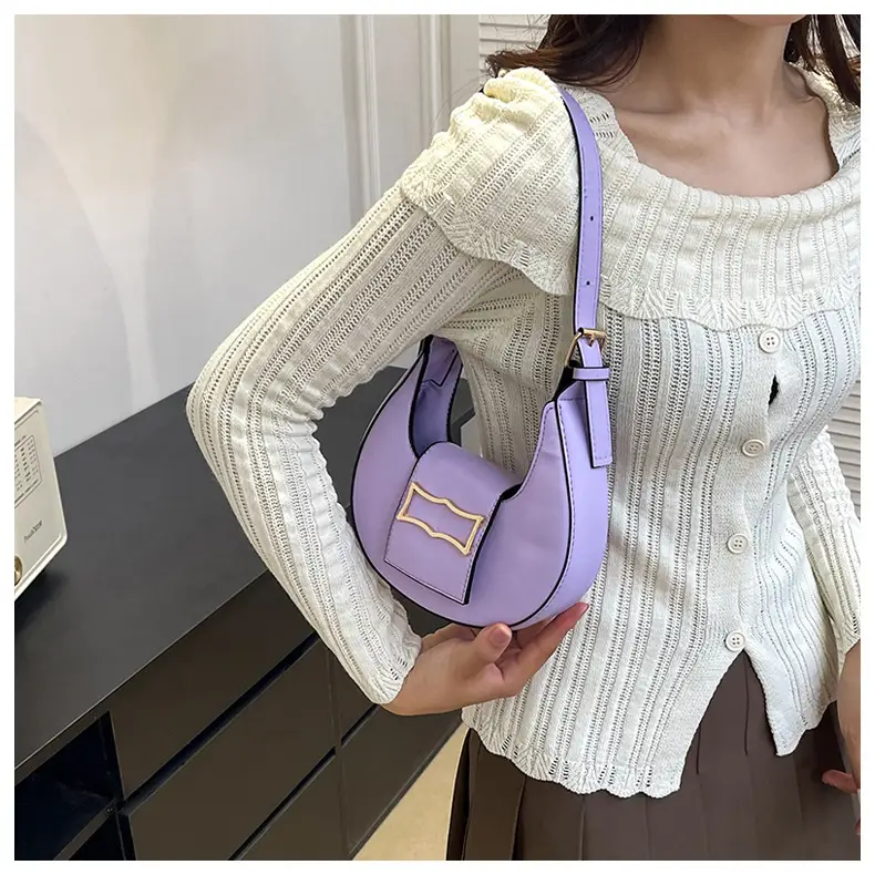 Crescent Shoulder Bag Women's Light Luxury Messenger — feature 24