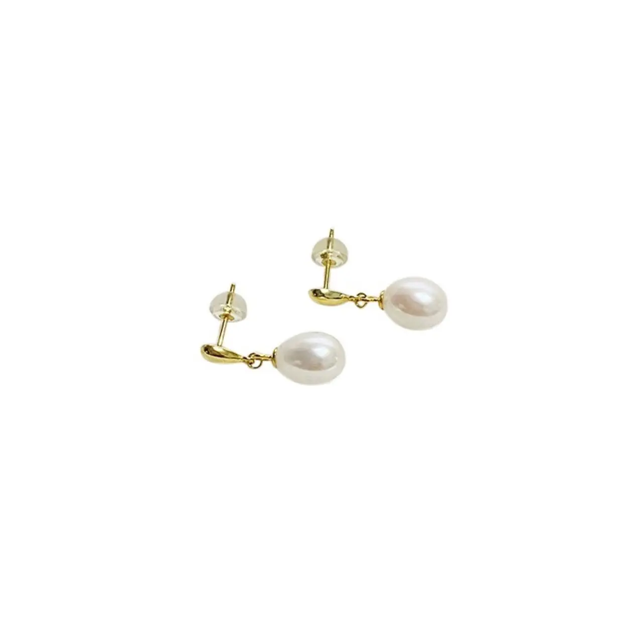 Natural Freshwater Pearl Earrings 925 Silver - Image 5
