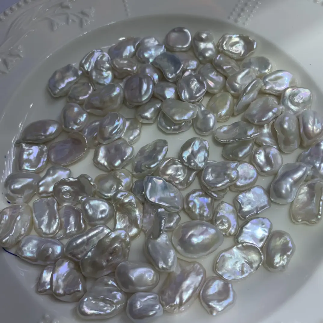 Aurora Pearl Baroque Petals 11-15mm DIY Decor - Image 4