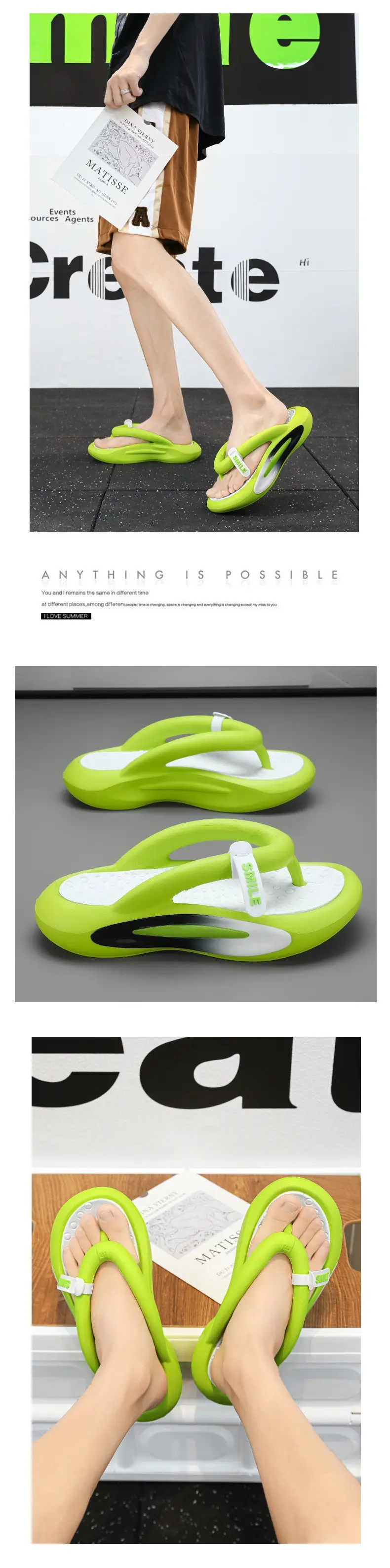 Men's EVA Beach Sandals with 5.0 CM Sole — feature 6