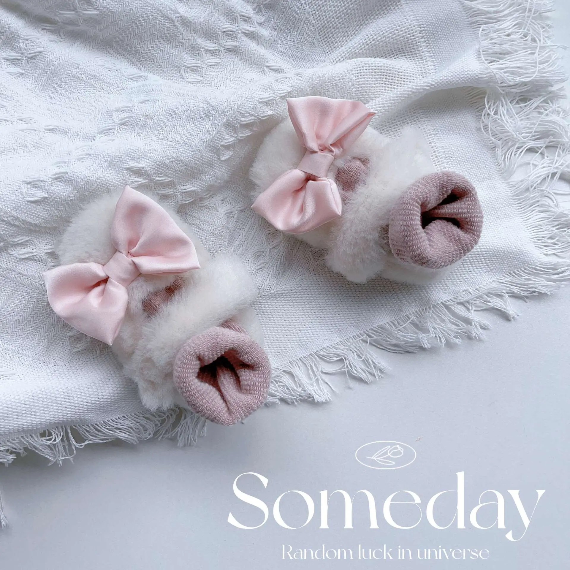 Pink Faux Fur Baby Shoes for Toddler Non-Slip — feature 12