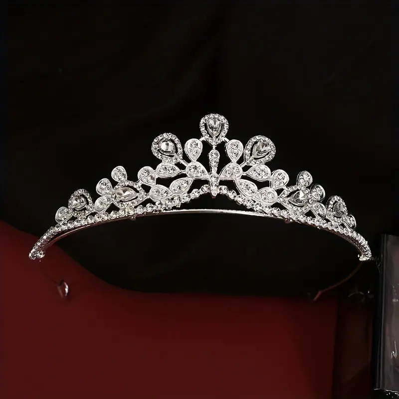 Crown Alloy Bridal Headdress with Rhinestones - Image 12